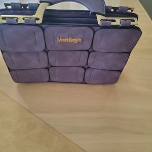 Plumb color two handle purse